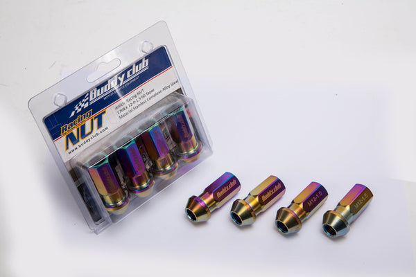 BUDDYCLUB PARTS P1 RACING NUT M12 X 1.5MM (BURNT TITANIUM) 4PCS