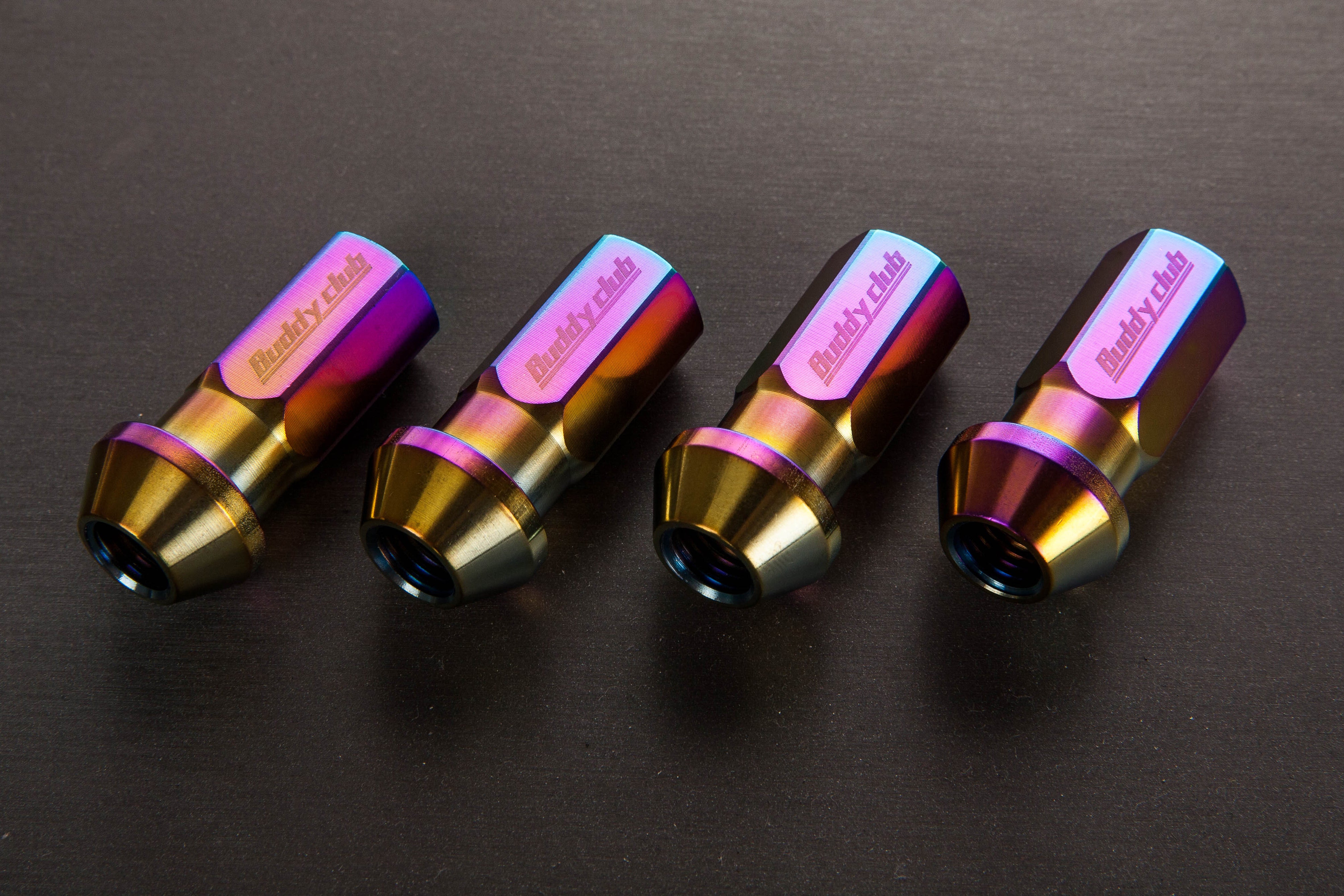 BUDDYCLUB PARTS P1 RACING NUT M12 X 1.5MM (BURNT TITANIUM) 4PCS