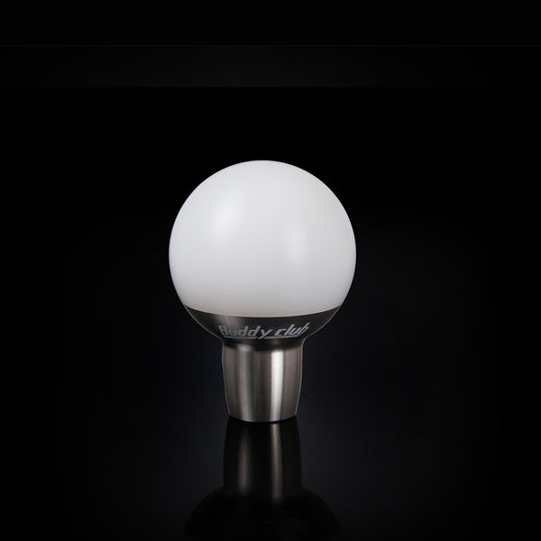 BUDDYCLUB PARTS SHIFT KNOB M8 X 1.25 TYPE A (WHITE)