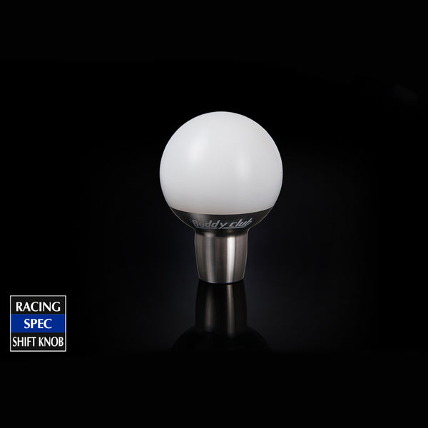 BUDDYCLUB PARTS SHIFT KNOB M8 X 1.25 TYPE A (WHITE)