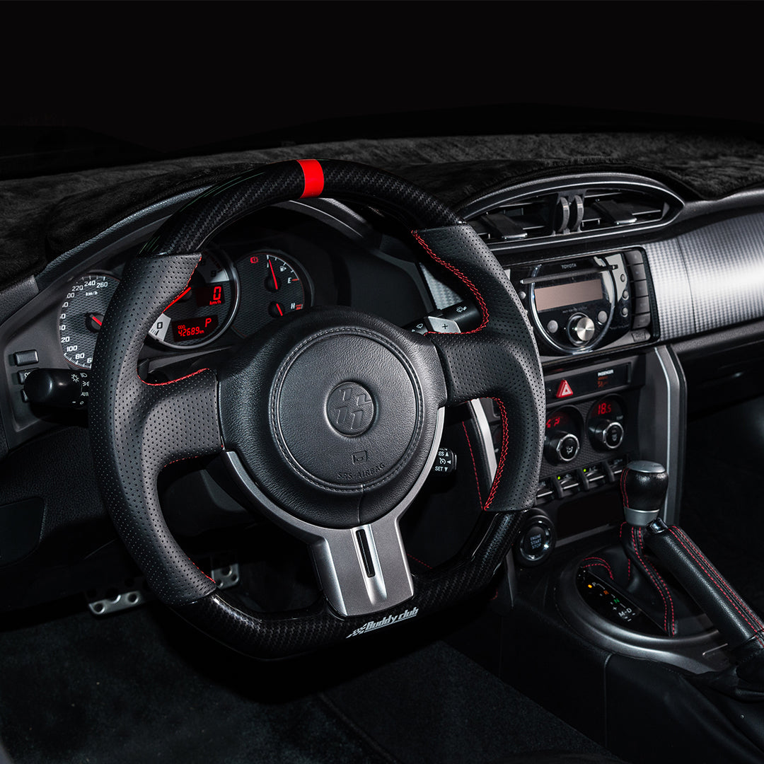 BUDDYCLUB PARTS STEERING WHEEL TOYOTA 86 FT/SUBARU BRZ PREFACELIFT