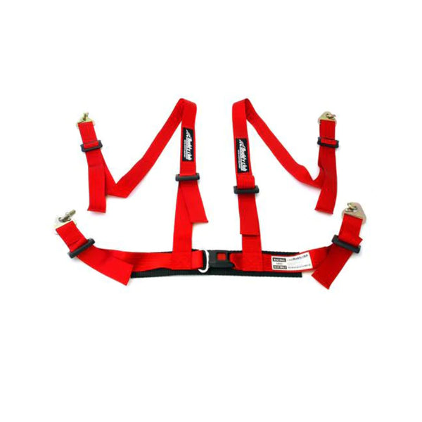 BUDDYCLUB PARTS RACING SPEC 4 POINT HARNESS (RED)