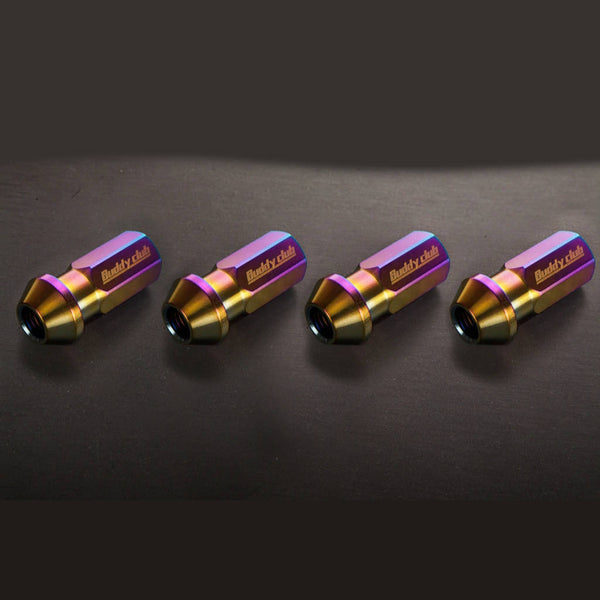 BUDDYCLUB PARTS P1 RACING NUT M12 X 1.25MM (BURNT TITANIUM) 4PCS
